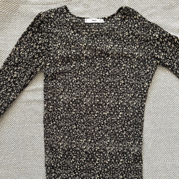 MNG⎪Long sleeve midi dress - Picture 2 of 6